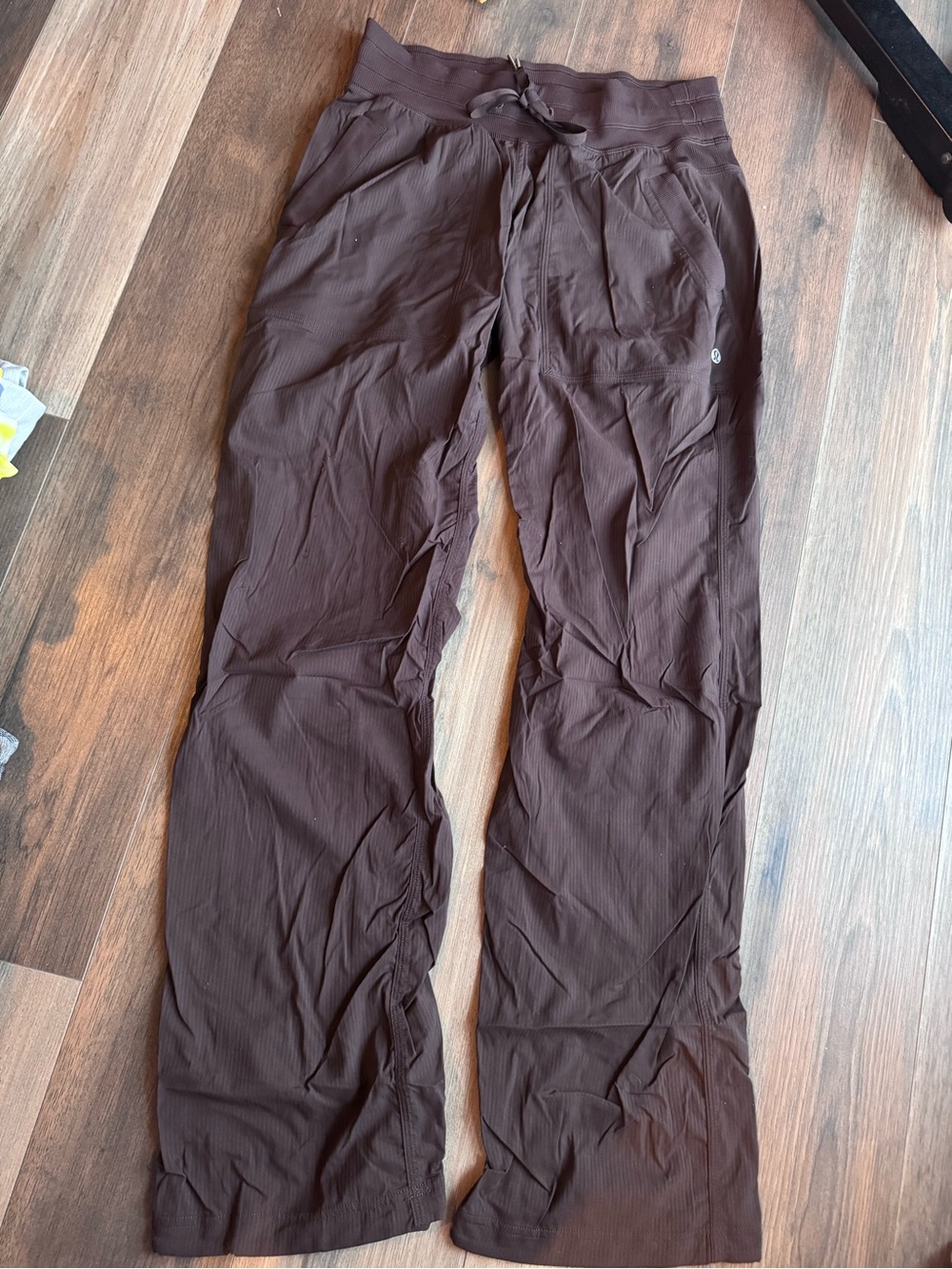 Women’s  Brown Drawstring Waist Casual Pants